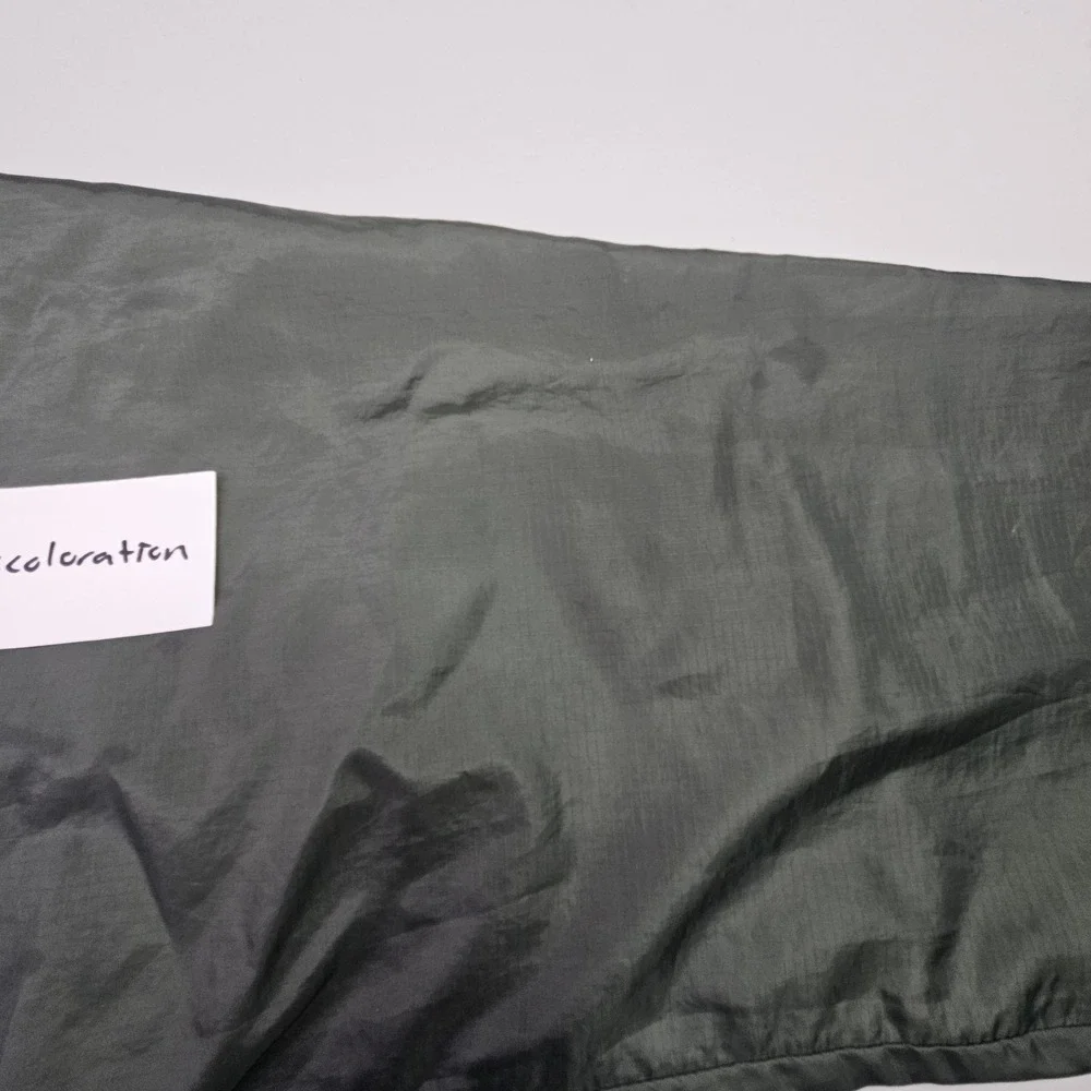 Banana Republic Jacket Men's Medium Green Full Zip Windbreaker Packable (Flaws)